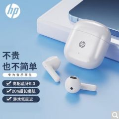 惠普（HP） 蓝牙耳机 真无线智能通话降噪 半入耳式